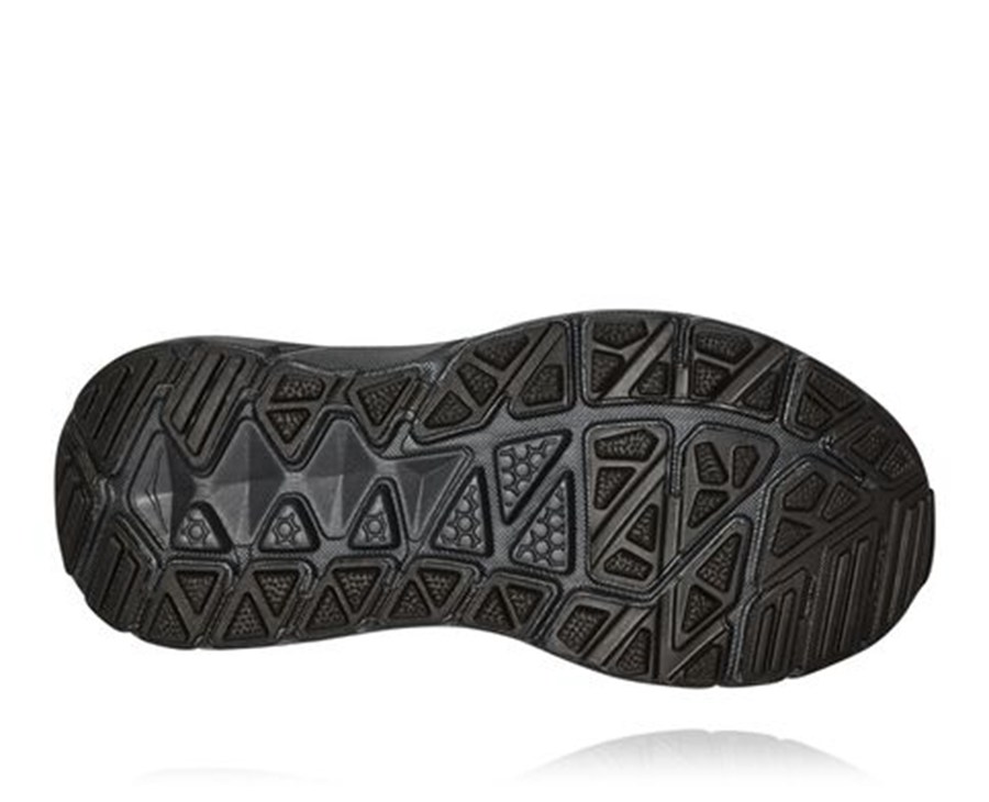 Hoka One One Mens Hiking Boots - Stinson Mid GORE-TEX - Black - XNMQ67302